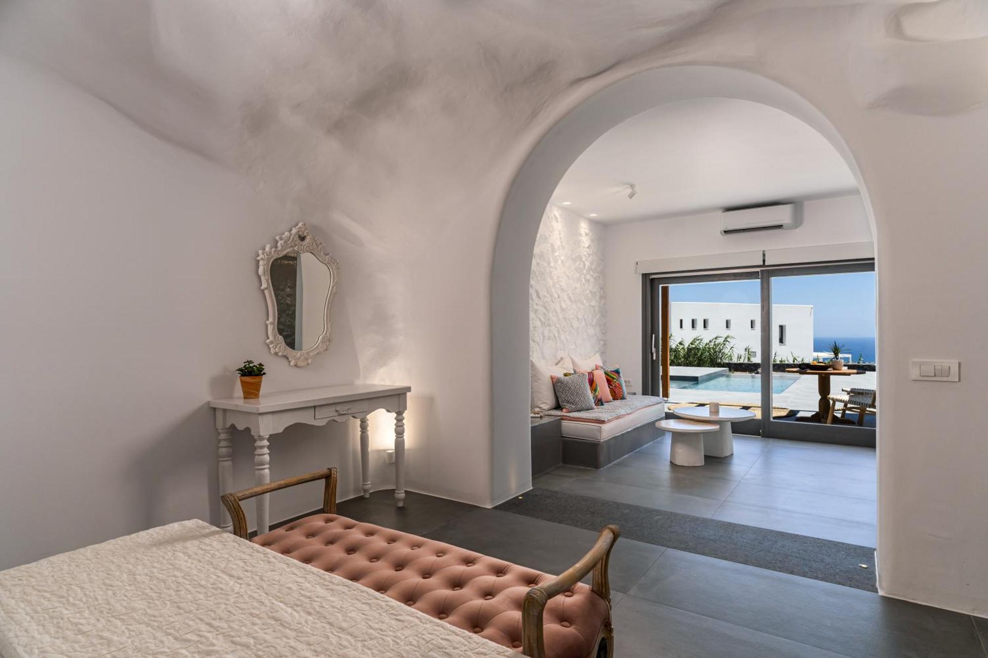 Numa Santorini Villa ฟิรา ภายนอก รูปภาพ